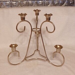Vintage home Interior candle holder center peice